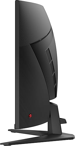 MSI MAG 325CQF 32-inch 2560 x 1440 (QHD) Gaming Monitor, 180Hz, Adaptive-Synch, HDMI, DisplayPort, VESA Mountable, Tilt, Height Adjustable, Speaker, 0.5ms, Black