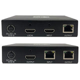 Tripp Lite HDMI Over Cat6 Extender Kit Transmitter Receiver Repeater 4K60Hz (B127A-111-BHTH)