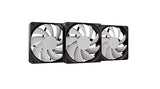HYTE Flow FA12 Triple Fan Pack (120mm), High Performance PWM Gaming Case Fan, 1500 RPM, 4-PIN, Fluid Dynamic Bearing, White