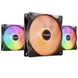 be quiet! Light Wings LX 120mm PWM PC Case Fan | Black | Triple-Pack | BL121