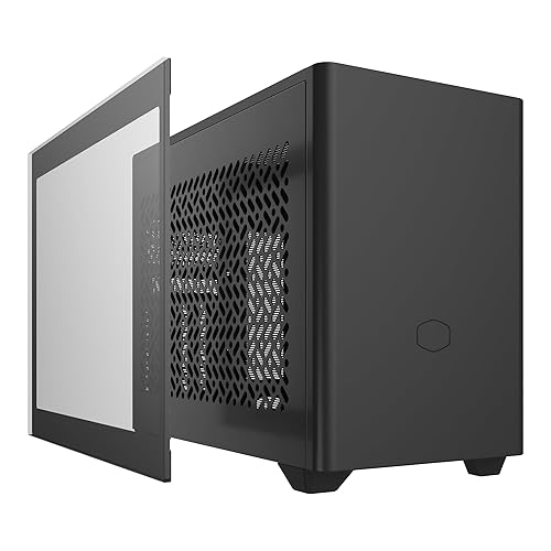 Cooler Master NR200P V2 Mini-ITX PC Case Ready, Top-Mount 280mm AIO, 357mm Vertical GPU Mount, Designed Ready Nvidia RTX 5090 | AMD RX 9070 XT, SFX PSU – Ready to Install, Tempered Glass, DIY