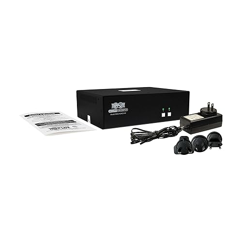 Tripp Lite Secure KVM Switch, 2-Port HDMI, United States Government NIAP-Certified PP4.0 Security, Common Access Card (CAC) Port, 4K @ 60Hz Quality, TAA Compliant, 3-Year Warranty (B002-H2AC2-N4) HDMI 2-Port CAC Port