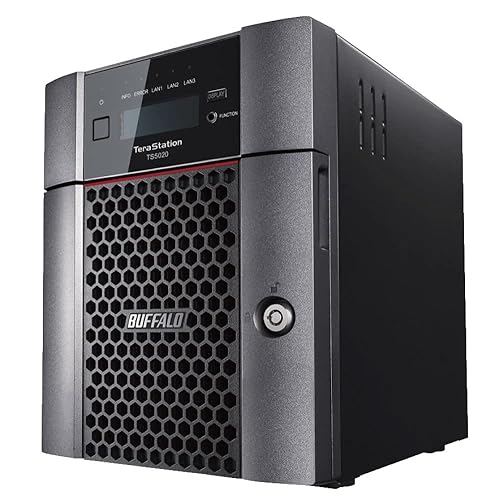 BUFFALO TeraStation 5420DN 4-Bay Business Desktop NAS 32TB (2x16TB) with Hard Drives Included RAID iSCSI Network Storage File Server