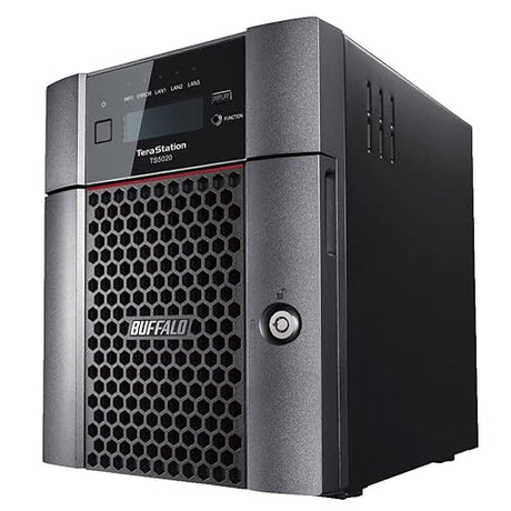 BUFFALO TeraStation 5420DN 4-Bay Business Desktop NAS 32TB (2x16TB) with Hard Drives Included RAID iSCSI Network Storage File Server