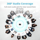 AVerMedia Conference Room Microphone, Microphone Wireless Expansion Kit, External Microphone for Laptop, Portable Mic with AI Noise Reduction &360° Voice Pickup - AW111