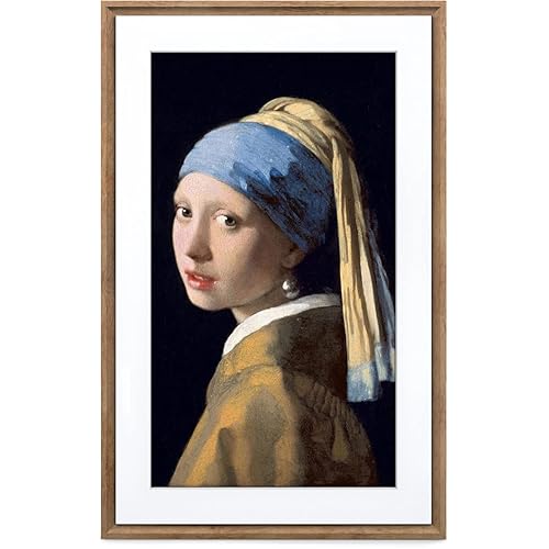 Meural 27 Canvas II Digital Art Frame (Dark Wood)