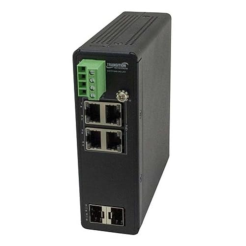 Transition Networks Unmanaged Hardened Gigabit Ethernet PoE+ Switch
