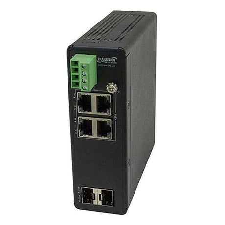 Transition Networks Unmanaged Hardened Gigabit Ethernet PoE+ Switch