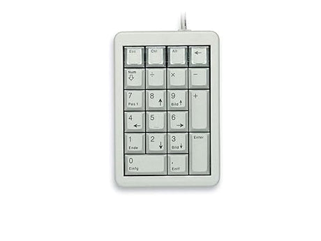 GREY4 Ultraslim USB Keypad US 21 Position Key Layout