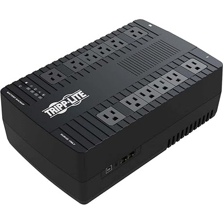 Tripp Lite 1050VA 540W 120V Line-Interactive UPS - 12 NEMA 5-15R Outlets, Double-Boost AVR, USB, Desktop/Wall-Mount (OMNISMART1050MX)