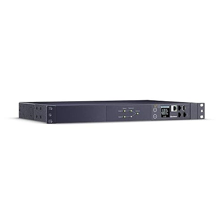 CyberPower PDU44006 Switched ATS PDU, 200-240V, 20A (Derated to 16A), 10 Outlets, 1U Rackmount