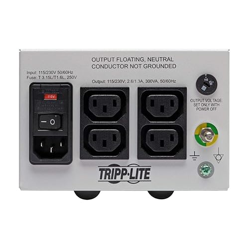 Tripp Lite IS300HGDV ISO Transformer Hospital 300W