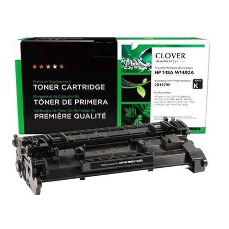 Clover Remanufactured Toner Cartridge Replacement for HP 148A (W1480A) | Black