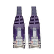 Tripp Lite N201-015-PU 15' Cat6 Gigabit Ethernet Snagless Molded Patch Cable UTP Purple RJ45 M/M 15' 15-ft. Purple