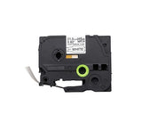 Brother HSe251E 21mm (0.82in) Black on White 3:1 Heat Shrink Tube