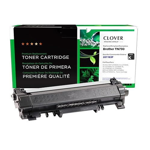 Clover Remanufactured Toner Cartridge Replacement for Brother TN730 | Black 1,200 Black