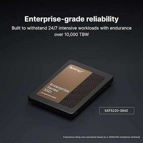 Synology SAT5220 Enterprise 2.5 SATA SSD 3840GB (SAT5220-3840G)