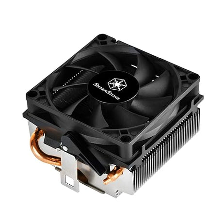 Silverstone KR01 Low Profile 95W AMD Socket AM2/AM3/AM4/FM1/FM2 CPU Cooler Only 54mm Tall Cooling, SST-KR01