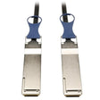 Tripp Lite 3M QSFP Plus to QSFP Plus 40GB 10-Feet Passive DAC Copper Infiniband Cable-Black (N282-03M-BK) 3-meter