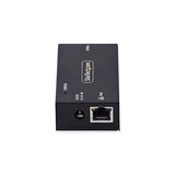 StarTech.com 1-Port Serial to Ethernet Adapter, 802.3af PoE Powered Serial Device Server, Wall/DIN Rail, LAN to DB9 Converter 1-port PoE