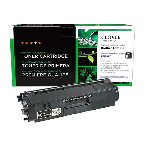 Clover Remanufactured Toner Cartridge Replacement for Brother TN310 | Black Black 2,500