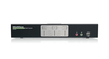 IOGEAR 2-Port Dual View Dual-Link DVI KVMP Switch with Audio and Full Set of Cables (GCS1642 TAA Compliant) 2-Port with Cables