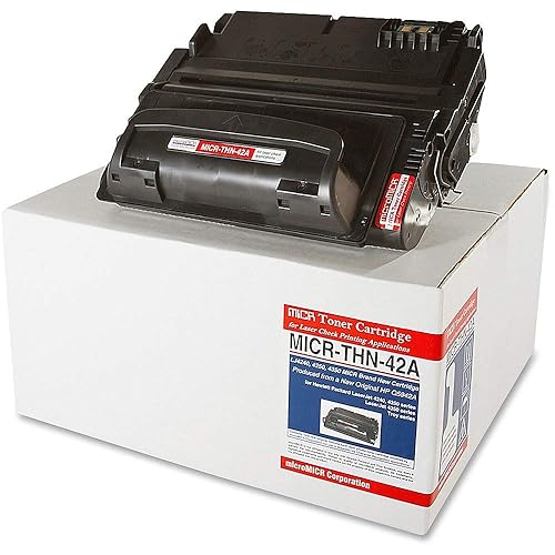 MICRTHN42A MICR Toner Cartridge for HP Laserjet 4240, 4250, 4350 Series Intelligent Printers, Black