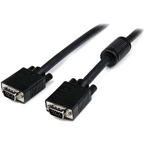 StarTech 75ft Coax High Resolution Monitor VGA Cable - HD15 M/M MXT101MMHQ75 75 ft / 22.8m Standard Packaging