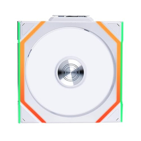 Lian Li UNI Fan SL-Wireless 120 - Single Pack, Performance-Oriented Fan ARGB Fan Without Wireless Connector, Daisy-Chain Design, Customizable Lighting Effects, Low-Noise - White (12SL1W1W)