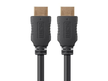 Monoprice HDMI High Speed Cable - 4K@60Hz, HDR, 18Gbps, YUV 4:4:4, 28AWG, With Ferrite Cores, 15 Feet, Black - Select Series