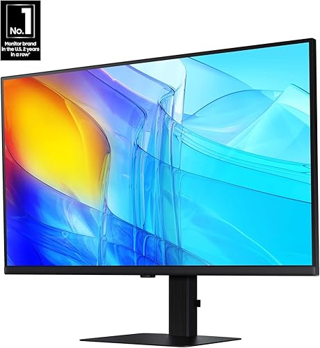 SAMSUNG 27 ViewFinity S8 (S80D) Series 4K UHD High Resolution Computer Monitor, HDR10, Multiple Ports w/ HDMI, DisplayPort, USB-A, Height Adjustable Stand, LS27D806EANXGO, 2024, 3Yr Warranty 27-inch 4K DP, HDMI