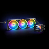 MAGFloe 360 Ultra CPU Liquid Cooler/Intel&AMD Compatible/ 3x120mm 500~2000rpm SWAFAN EX/ 360mm Radiator/MAGForce 2.0/3.95 Square LCD/Swappable Fan Blades/Black/CL-W432-PL12SW-A