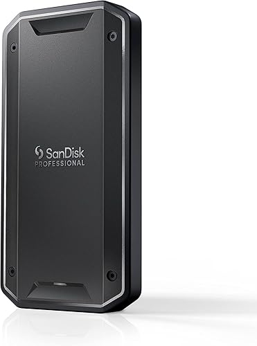SanDisk Professional 1TB PRO-G40 SSD - Up to 3000MB/s, Thunderbolt 3 (40Gbps), USB-C (10Gbps), IP68 dust/Water Resistance, External Solid State Drive - SDPS31H-001T-GBC1D [exFAT Version]