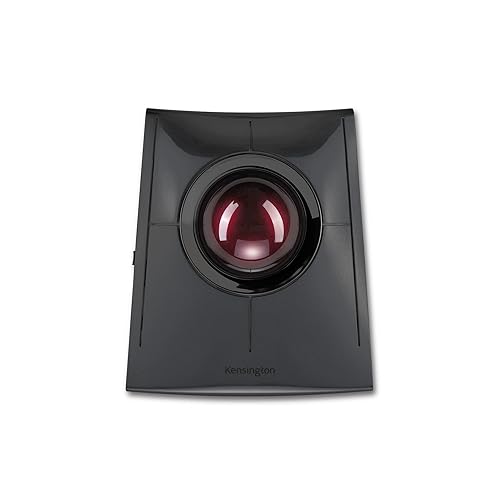 Kensington SlimBlade™ Pro Wireless Trackball, Rechargeable Battery, Bluetooth 2.4GHz Connection Options (K72080WW) Finger-Operated