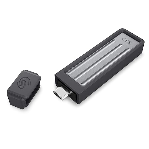 Seagate Ultra Compact SSD 2TB External Solid State Drive - USB-C, speeds up to 1,000MB/s, IP54, Compatible with Mac and PC (STMX2000400)