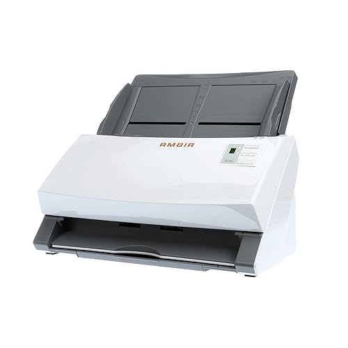 Ambir ImageScan Pro 340 40ppm High-Speed ADF Scanner for Windows PC and Mac