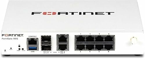 Fortinet FortiGate FG-91G Network Security/Firewall Appliance - 10 Port - 1000Base-X, 10GBase-X, 1000Base-T, 5GBase-T, 2.5GBase-T, 10GBase-T - 10 Gigabit Ethernet - 3.50 GB/s Firewall Throughput - SHA
