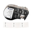 Brady - Heat-Shrink Wire Marker Cartridge, Vinyl, 1 L x 1.25 H, White Roll of 200