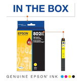 Epson T802XL420 DURABrite Ultra Yellow High Capacity Cartridge Ink Yellow Ink