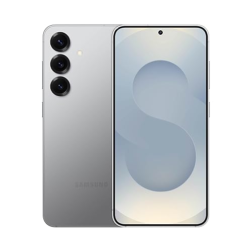 SAMSUNG Galaxy S25 Cell Phone, 256GB Smartphone, Unlocked Android, AI Night Mode Camera, Snapdragon 8 Elite Fast Processor, ProScaler Display, 4000mAh Battery, 2025, US 1 Yr Warranty, Silver Shadow Silver Shadow 256GB S25 Phone Only