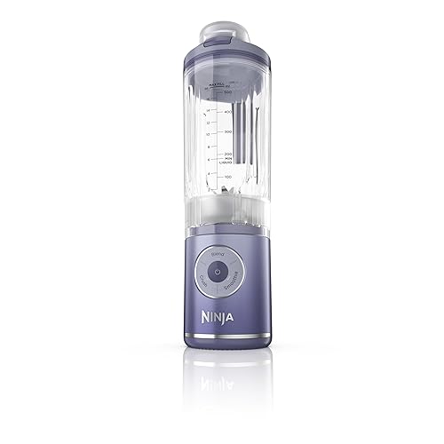 Ninja Blender, Blast Max, Cordless, Personal Blender for Smoothies, Frozen Drinks, Ice Crush, 22 oz. Removable Vessel, Leakproof Lid, BPA-Free, Dishwasher Safe, Auto-iQ Technology, Lavender, BC251CLD