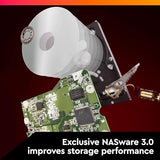 Western Digital 20TB WD Red Pro NAS Internal Hard Drive HDD - 7200 RPM, SATA 6 Gb/s, CMR, 512 MB Cache, 3.5 - WD202KFGX