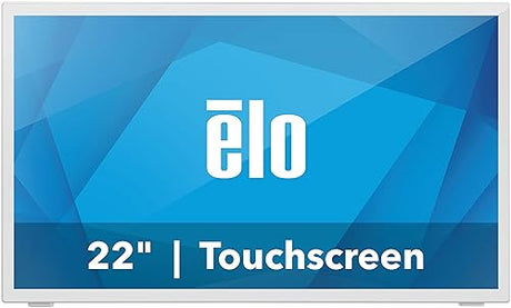 Elo 2270L - 22 Touchscreen Monitor with Anti-Glare Glass - 10 Touch, 1920 x 1080, White 22-inch White with Anti-Glare Glass