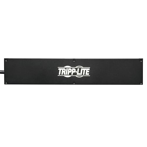 Tripp Lite PDUMNH30 Monitored PDU 120V 30A 2U RM L5-30P Input 10ft Cord (16) 5-15 20R Outlets SNMP Web Card (Black) 120 Volts (Standard)