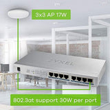 Zyxel 8 Port Gigabit Ethernet Unmanaged POE+ Switch | 8 x PoE+ @ 60W | Plug & Play | Sturdy Metal w/Shielded Ports | Desktop or Wall-Mount | Fanless Ethernet Splitter | GS1008HP Information Not Available