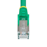 StarTech.com 6in Green CAT6a Ethernet Cable, Snagless RJ45, 10GbE, 100W PoE++, S/FTP, 500MHz, 27AWG Pure Bare Copper, LSZH