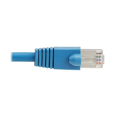 Tripp Lite Cat8 40G PoE Shielded Ethernet Cable, 32.8 Feet / 10 Meters, Flame-Resistant LSZH Jacket, Power Over Ethernet, Snagless RJ45, SSTP, Male-to-Male, Blue, (N272L-F10M-BL)