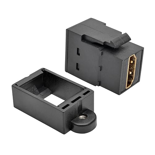 Tripp Lite HDMI Coupler Keystone Panel Mount F/F Black