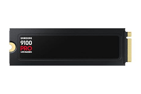 Samsung 9100 PRO with Heatsink - 2TB PCIe 5.0 x4, NVMe 2.0, M.2 Internal SSD, Up to 14,700MB/s, Fast Speed, Thermal Contorl, MZ-VAP2T0CW [Canada Version]