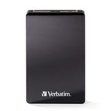 Verbatim Hard Disk Drives - 256gb Vx460 External Ssd - 5.2in. X 7.3in. X 1.5in. - Black